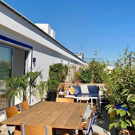 Splendid With Rooftop Near La Villette Appartamento