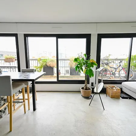 Splendid With Rooftop Near La Villette Apartment *